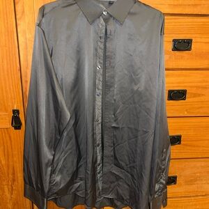 Men's Gray Dress Shirt